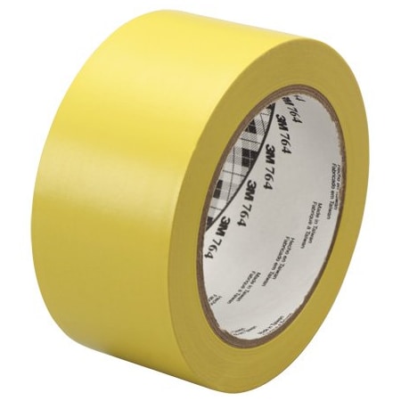 3M 2'' x 36 yds. Yellow 3M 764 Vinyl Tape, 24PK BUY00023528